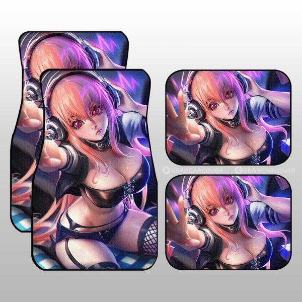 Waifu Girl Car Floor Mats Custom