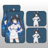 Waifu Girl Hestia Car Floor Mats Custom Dungeon Ni Deai Wo Motomeru Car Accessories