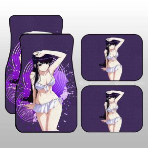 Waifu Girl Komi Shouko Car Floor Mats Custom Komi-san Wa Komyushou Desu Car Accessories