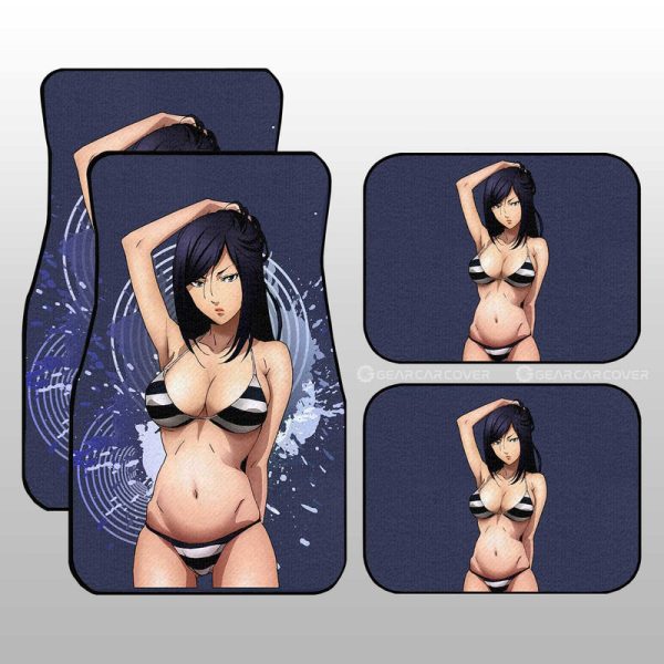 Waifu Girl Mari Kurihara Car Floor Mats Custom Prison School Car Accessories