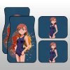 Waifu Girl Mikoto Misaka Car Floor Mats Custom A Certain Magical Index Car Accessories