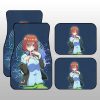 Waifu Girl Miku Nakano Car Floor Mats Custom The Quintessential Quintuplets Car Accessories