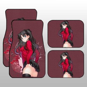 Waifu Girl Rin Tohsaka Car Floor Mats Custom Fate/Grand Order Car Accessories