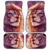 Warrior Lion Car Floor Mats Custom Lion Car Accessories