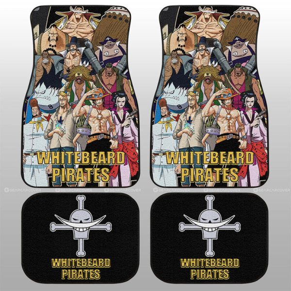 Whitebeard Pirates Car Floor Mats Custom Car Accessories