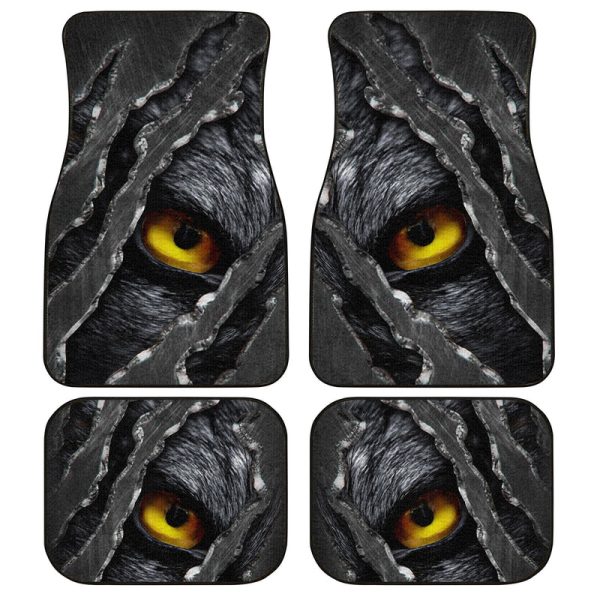 Wolf Eyes Car Floor Mats Custom Wild Animal Car Accessories