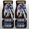 XXXG-00W0 Wing Gundam Zero Car Floor Mats Custom Gundam Anime Car Accessories