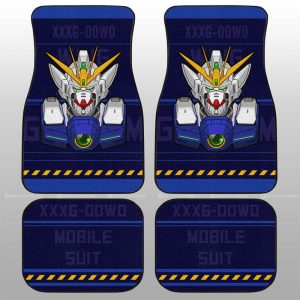 XXXG-00W0 Wing Gundam Zero Car Floor Mats Custom Gundam Anime Car Accessories