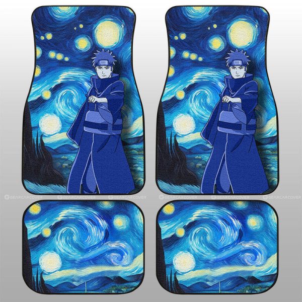 Yahiko Car Floor Mats Custom Starry Night Styles