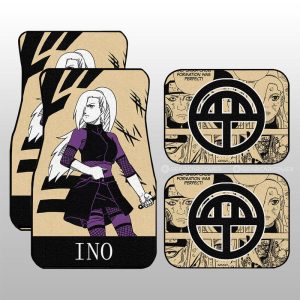 Yamanaka Ino Car Floor Mats Custom Car Accessories Manga Color Style