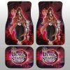 Yoriichi Car Floor Mats Custom Characters Demon Slayer Car Accessories