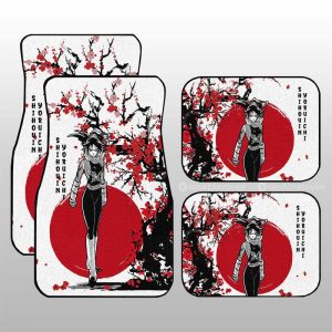 Yoruichi Shihouin Car Floor Mats Custom Japan Style Anime Bleach Car Interior Accessories