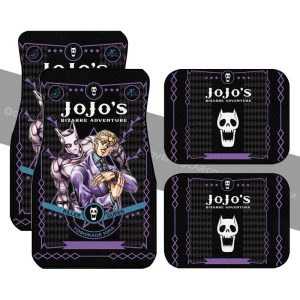 Yoshikage Kira Car Floor Mats Custom Anime JoJo's Bizarre Car Accessories