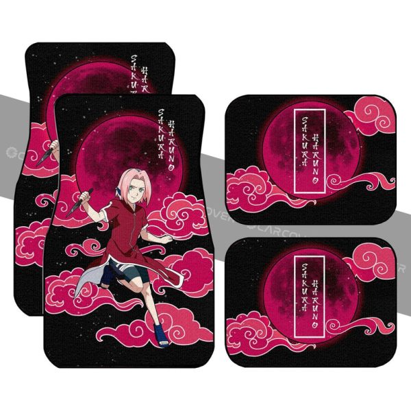 Young Sakura Car Floor Mats Custom Anime Car Accessories