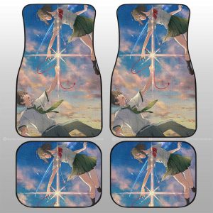 Your Name Car Floor Mats Custom Anime Car Accessories