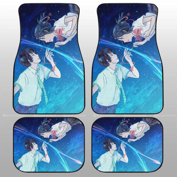 Your Name Car Floor Mats Custom Anime Car Accessories