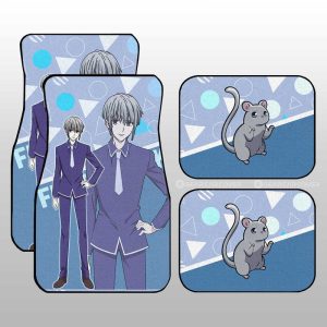 Yuki Sohma Car Floor Mats Custom Fruit Basket Anime Car Accessories