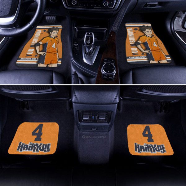 Yuu Nishinoya Car Floor Mats Custom Car Accessories