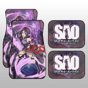 Yuuki Car Floor Mats Custom Manga Galaxy Style