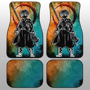 Zenitsu Agatsuma Car Floor Mats Custom Car Accessories