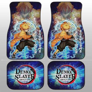 Zenitsu Agatsuma Car Floor Mats Custom Characters Demon Slayer Car Accessories