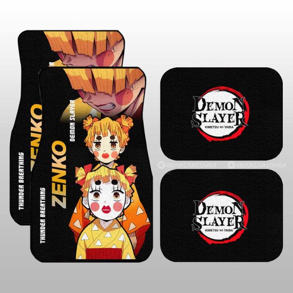 Zenko Car Floor Mats Custom Demon Slayer Anime