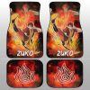 Zuko Car Floor Mats Custom Avatar The Last Airbender Anime