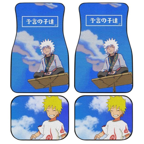 and Jiraiya Child Car Floor Mats Custom Anime Custom Accessories