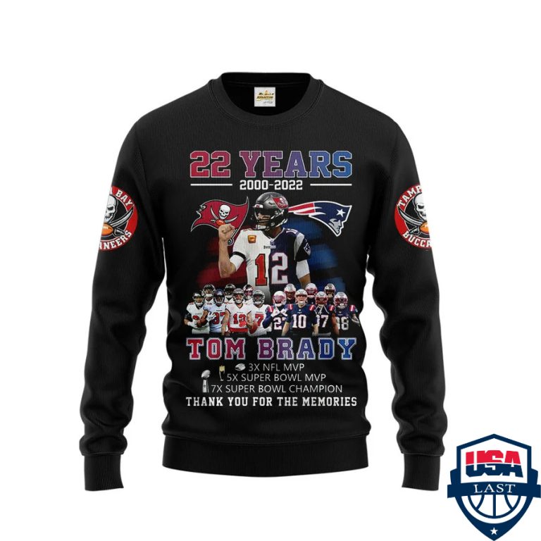 22-Years-Tom-Brady-Thank-You-For-The-Memories-3D-Hoodie-Apparel-Saleoff-3