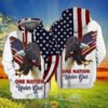 4Th Of July Independence Day Eagle American Flag One Nation Under God 3D Hoodie