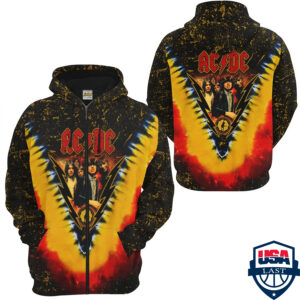 Ac Dc Rock Band Ver 2 3D Hoodie Apparel- Saleoff