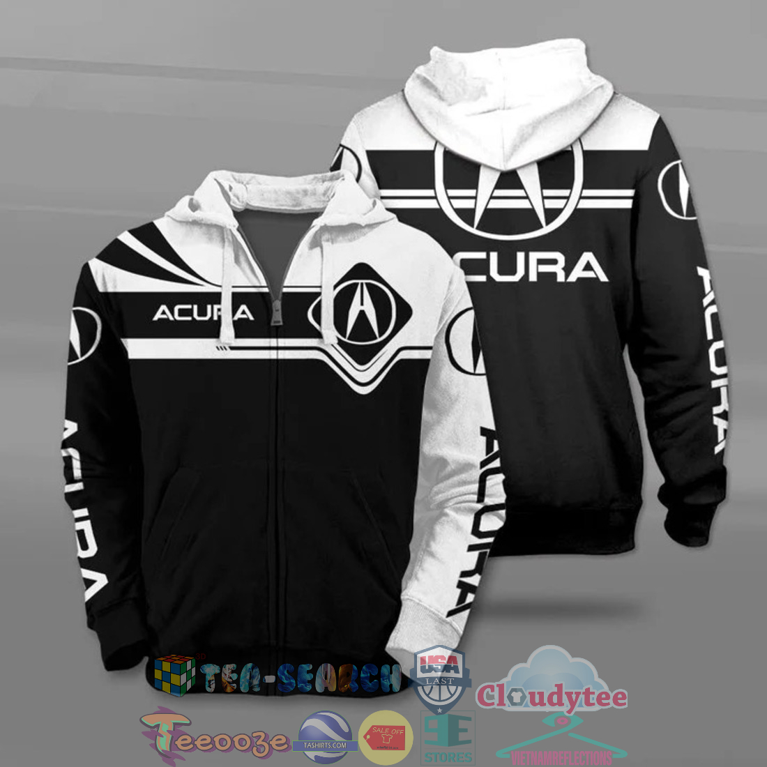 Acura All Over Printed T-Shirt Hoodie Acura All Over Printed T-Shirt Hoodie