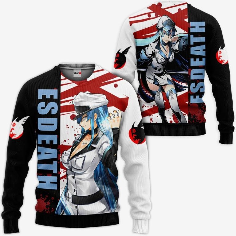 Akame-Ga-Kill-Esdeath-Anime-3D-Hoodie-Bomber-Jacket-2