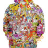 All Kanto Pokemon Hoodie 3D