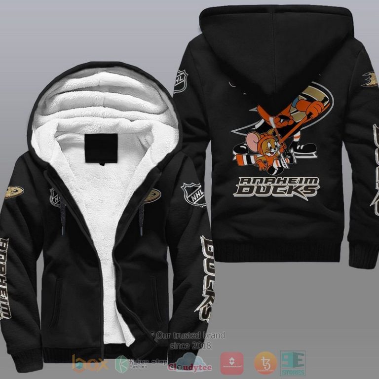 Anaheim-Ducks-Nhl-Tom-And-Jerry-Fleece-Hoodie-1
