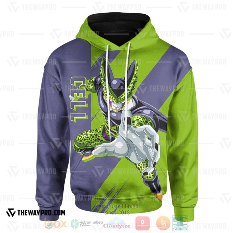 Anime-Dragon-Ball-Cell-3D-Hoodie-2