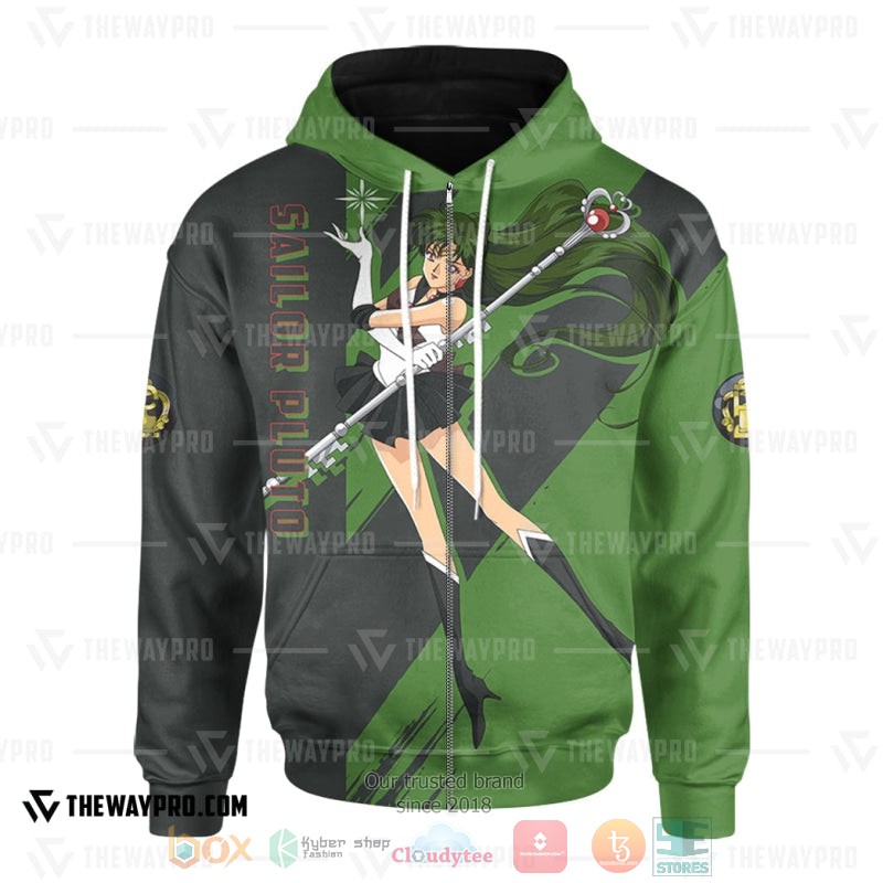 Anime Sailor Pluto 3D Hoodie Anime Sailor Pluto 3D Hoodie