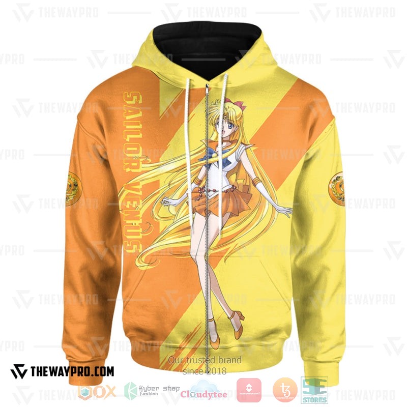 Anime Sailor Venus 3D Hoodie Anime Sailor Venus 3D Hoodie