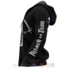 Aot Levi Ackerman Attack On Titan Anime Black 3D Hoodie