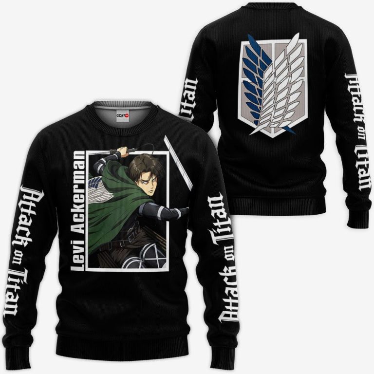 Aot-Levi-Ackerman-Attack-On-Titan-Anime-Black-3D-Hoodie-Bomber-Jacket-2