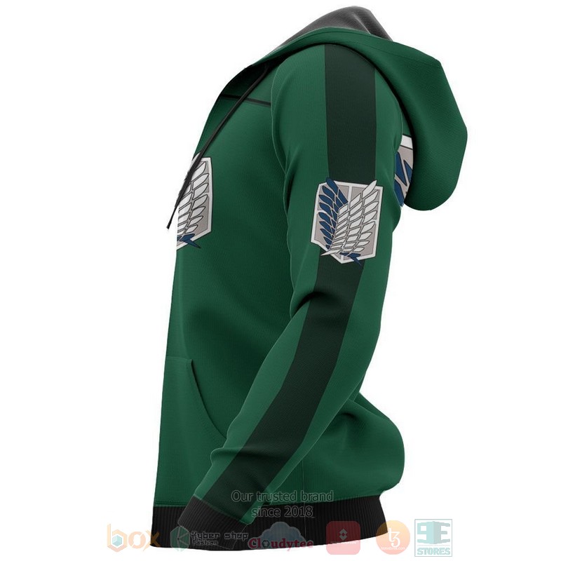 Aot Scout Regiment Uniform Custom Attack On Titan Anime 3D Hoodie Aot Scout Regiment Uniform Custom Attack On Titan Anime 3D Hoodie