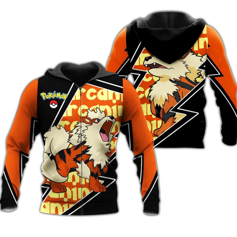 Arcanine-Costume-Pokemon-3D-Zip-Hoodie-1