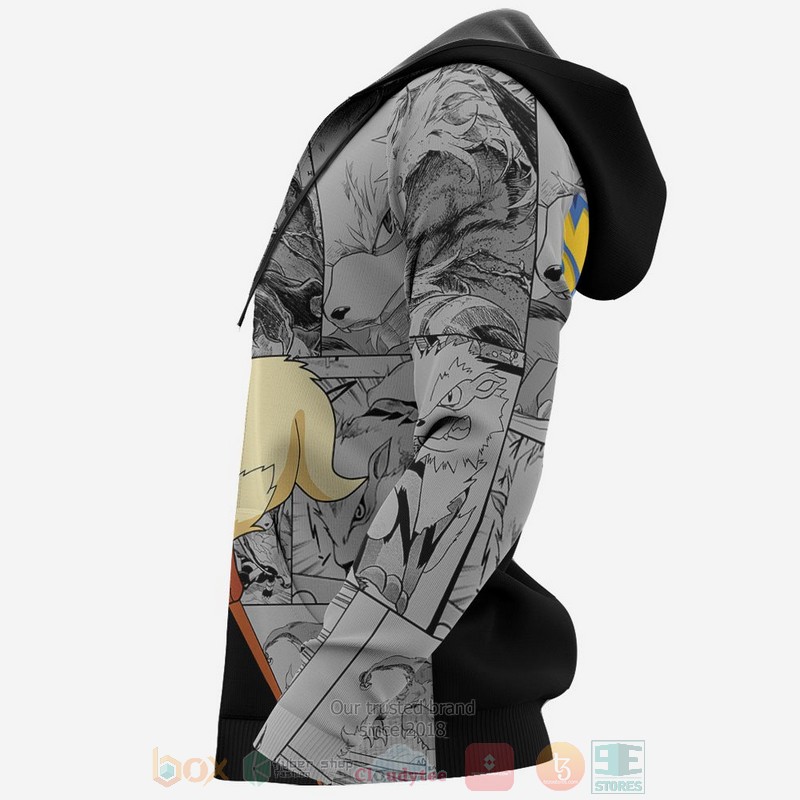 Arcanine Custom Pokemon Anime-Manga 3D Hoodie Arcanine Custom Pokemon Anime-Manga 3D Hoodie