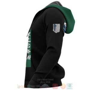 Armin Arlert Attack On Titan Anime Green-Black 3D Hoodie