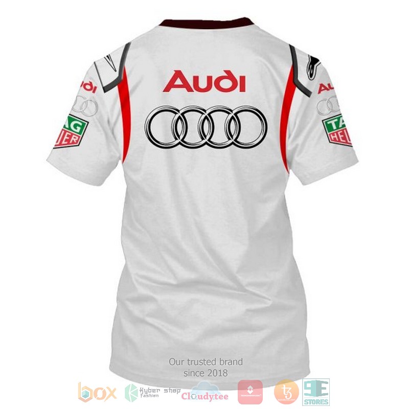Audi White Black 3D Shirt Audi White Black 3D Shirt
