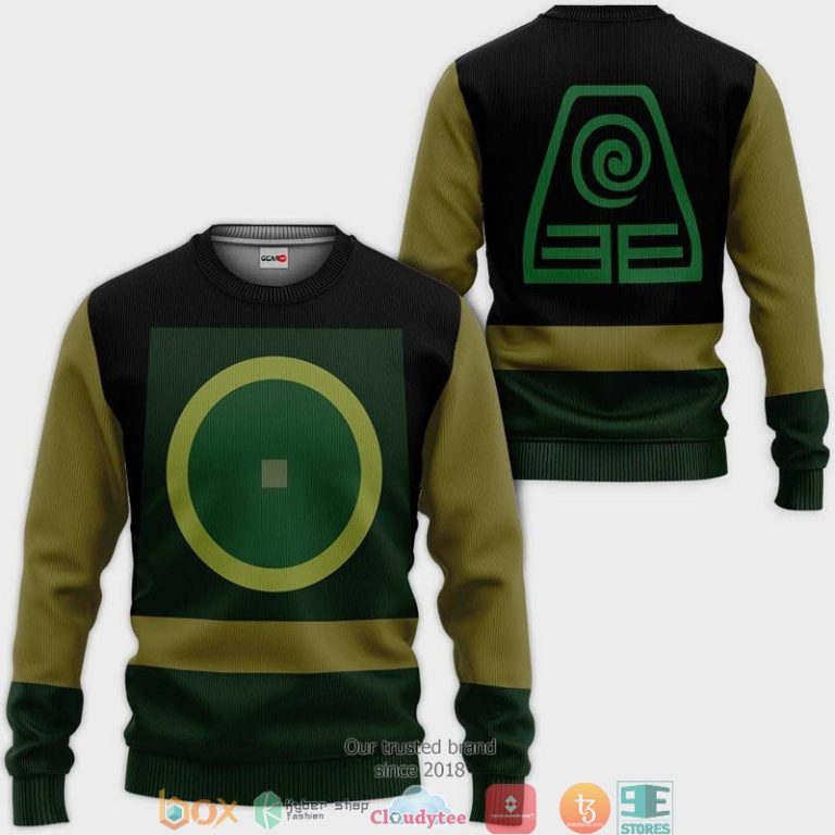 Avatar-The-Last-Airbender-Earth-Nation-3D-Hoodie-Bomber-Jacket-2