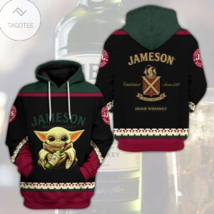 Baby Yoda Keep Jameson Irish Whiskey Hoodie