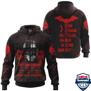 Batman 83Th Aniversary 1939 2022 Thank You For The Memories 3D Hoodie Apparel- Saleoff