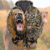 Bear Hunter 3D Hoodie