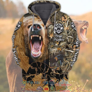 Bear Hunter 3D Hoodie